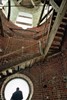 Лестница в колокольне до проведения восстановительных работ